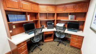 Business Center with Corner Desk Set-Up