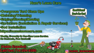 lawn care service riverside Num's Lawn Care