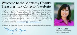 tax department salinas Monterey County Treasurer-Tax Collector