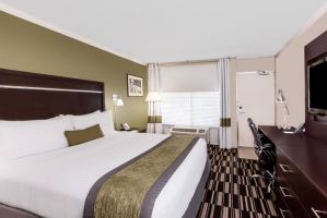 Guest room at the Wyndham Garden San Jose Airport in San Jose, California